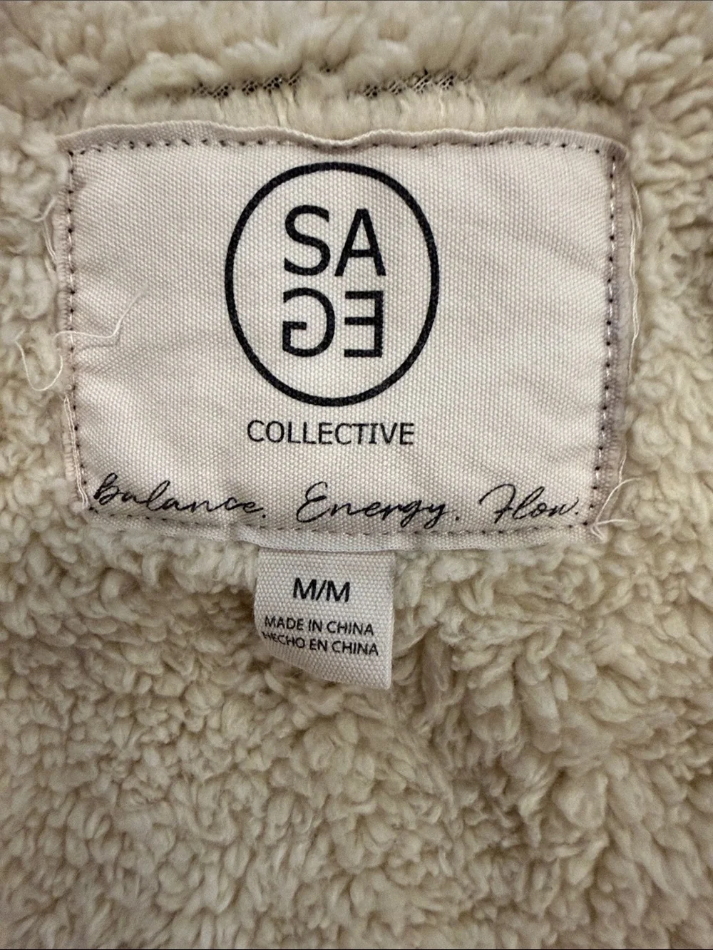 Sage Collective Black & White Plaid Button-Front Women's Shacket Sz Medium